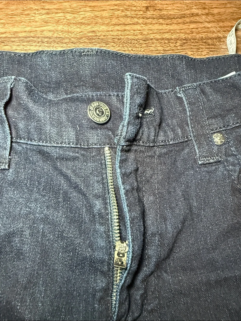 True Religion ROCCO 36x34 Relaxed Skinny Dark Wash Jeans